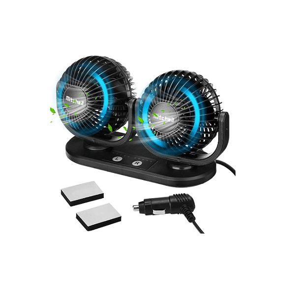 Mitchell 360 Degree Rotatable Electric Car Fan